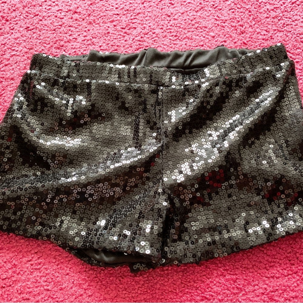 Extra large sequin shorts